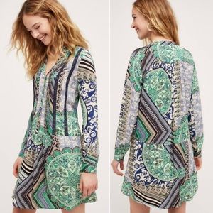 🍀🔥Anthropologie -Tiny Caviana Shirtdress